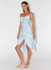 Starla Midi Dress - Pale Blue