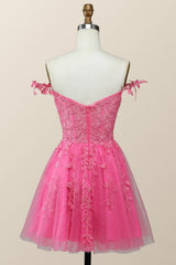 Navy Blue A-line Lace Appliques Short Homecoming Dress