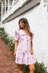 Elowen Mini Dress - Lilac
