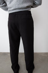 ELASTIC WAIST STRAIGHT LEG PANT