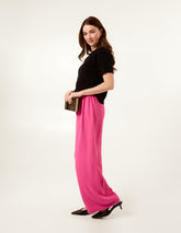 Drawstring Wide Leg Trousers