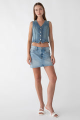 DENIM MINI SKIRT
