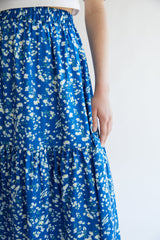 MIDI FLORAL SKIRT