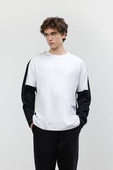 COLOUR BLOCK KNIT TOP