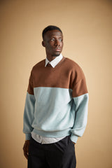 COLOUR BLOCK SWEATSHIRT