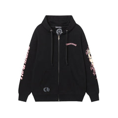 Chrome Hearts New Zip Up Hoodie 8660