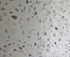 Oval Fibcrete Pot - Terrazzo White