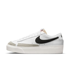 Nike Women Blazer Low Platform White/Black-Sail-Team Orange