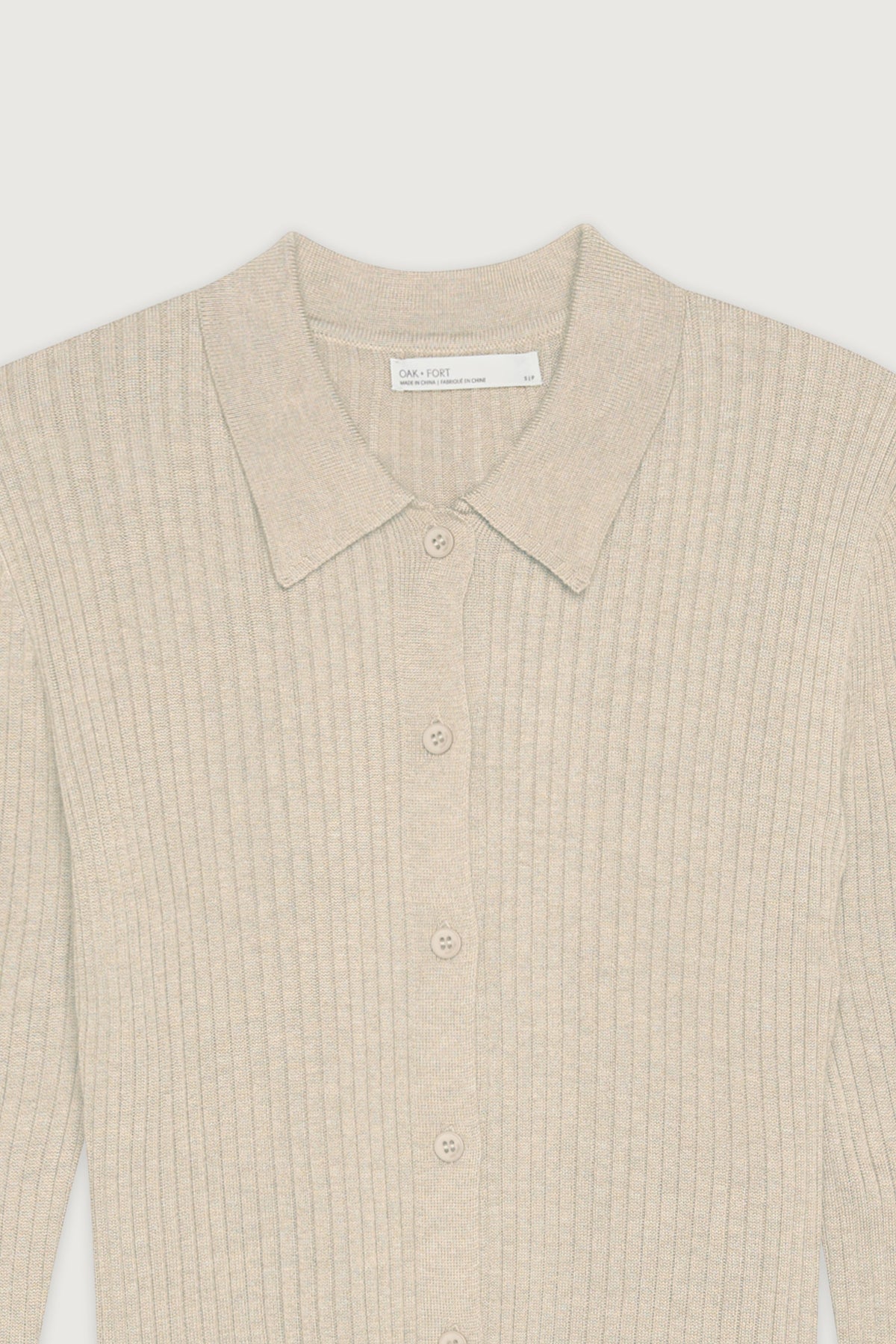 COLLARED CARDIGAN