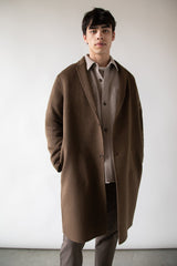 DOUBLE-FACED WOOL BLEND COAT