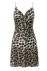 Sexy Leopard Print Fitted Short Skirt