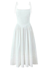 Black Lace Neck Ruched Long Party Dress