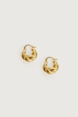 CHUNKY TWISTED HOOPS