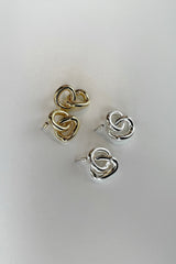 LINKED HOOP STUDS