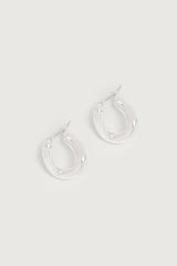 CURVED HOOP EARRINGS