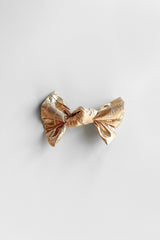 METALLIC BOW HAIR PIN