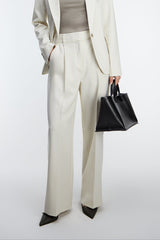 HIGH-RISE STRAIGHT LEG TROUSER