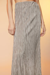 PLEATED MIDI SKIRT
