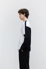 COLOUR BLOCK KNIT TOP