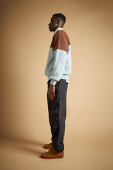 COLOUR BLOCK SWEATSHIRT