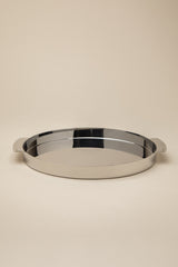 CHROME ROUND TRAY