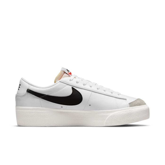 Nike Women Blazer Low Platform White/Black-Sail-Team Orange
