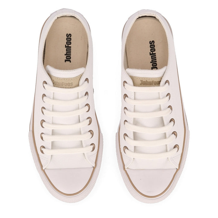 Zapatilla John Foos 182 All Night White De Mujer
